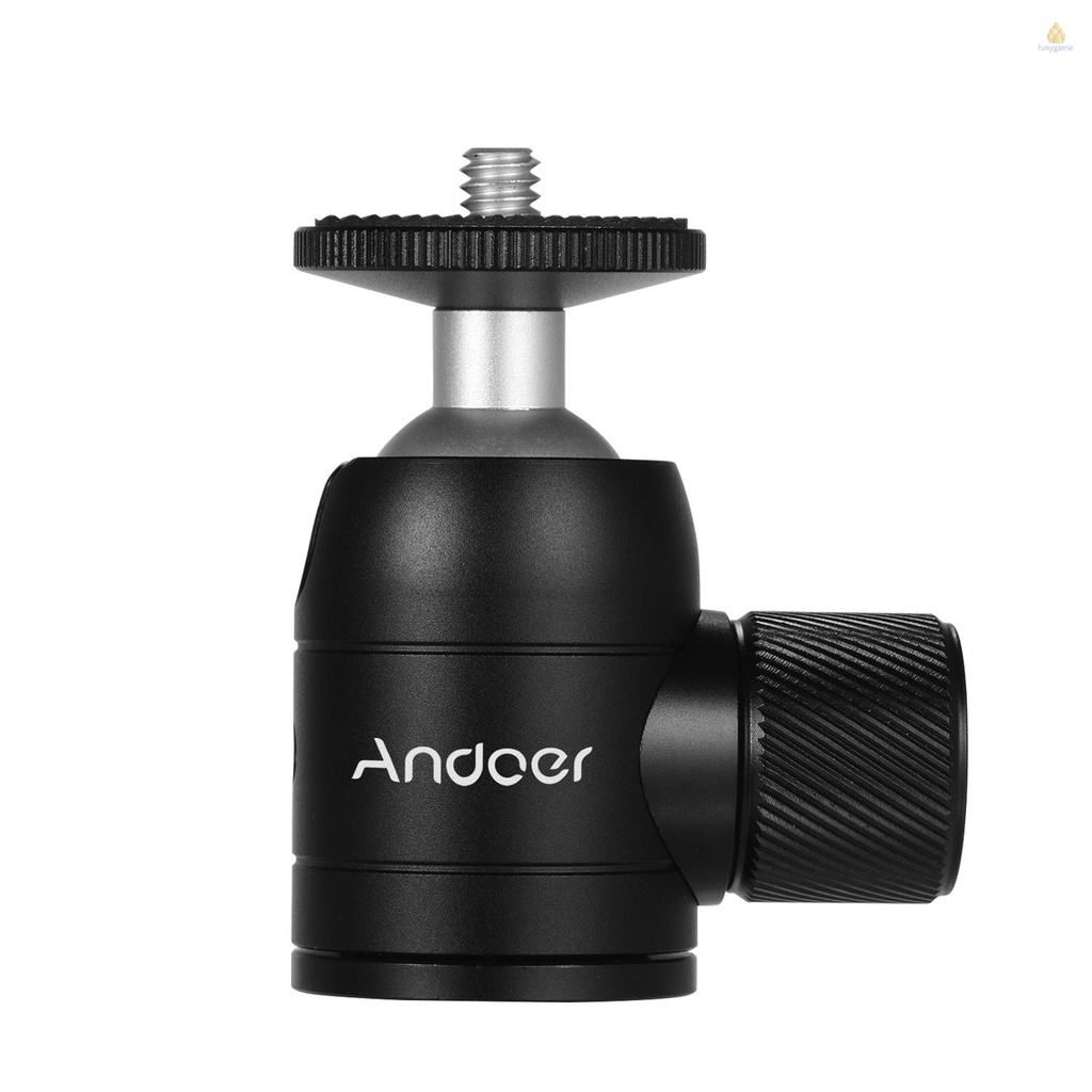 ANDOER Gậy Selfie Đầu Bi Xoay 360 Độ Tương Thích Với Giá Đỡ Ba Chân DSLR