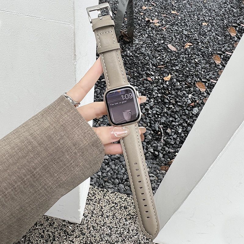 Dây Đeo Bằng Da Cao Cấp Cho iWatch Series 8 / 7 / 6 / SE / 5 / 4 / 3 / 2 / 1