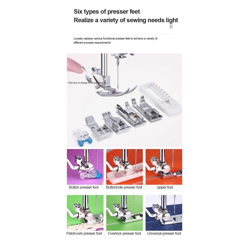 Youpin Máy may điện mini đa năng gia đình 12 loại mũi khâu đáp ứng nhiều nhu cầu khác nhau của bạn