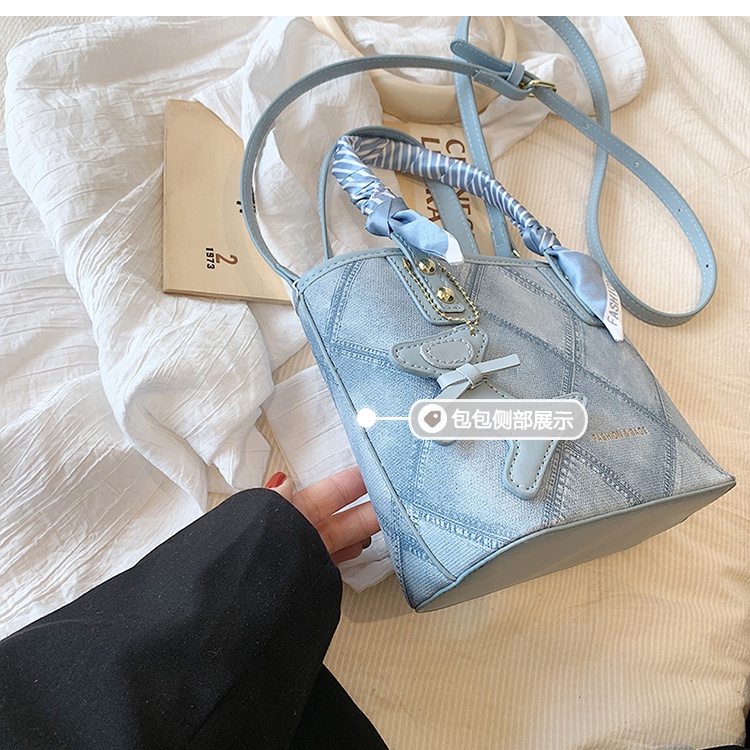 Túi Xách Đeo Vai / Đeo Chéo Chất Denim Phong Cách Hàn Quốc Thời Trang Mới 2023