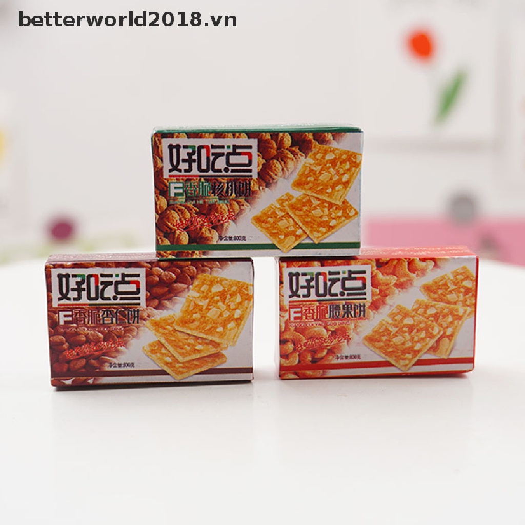 Set 10 Hộp Bánh Snack Mô Hình DIY Cho Nhà Búp Bê 2018