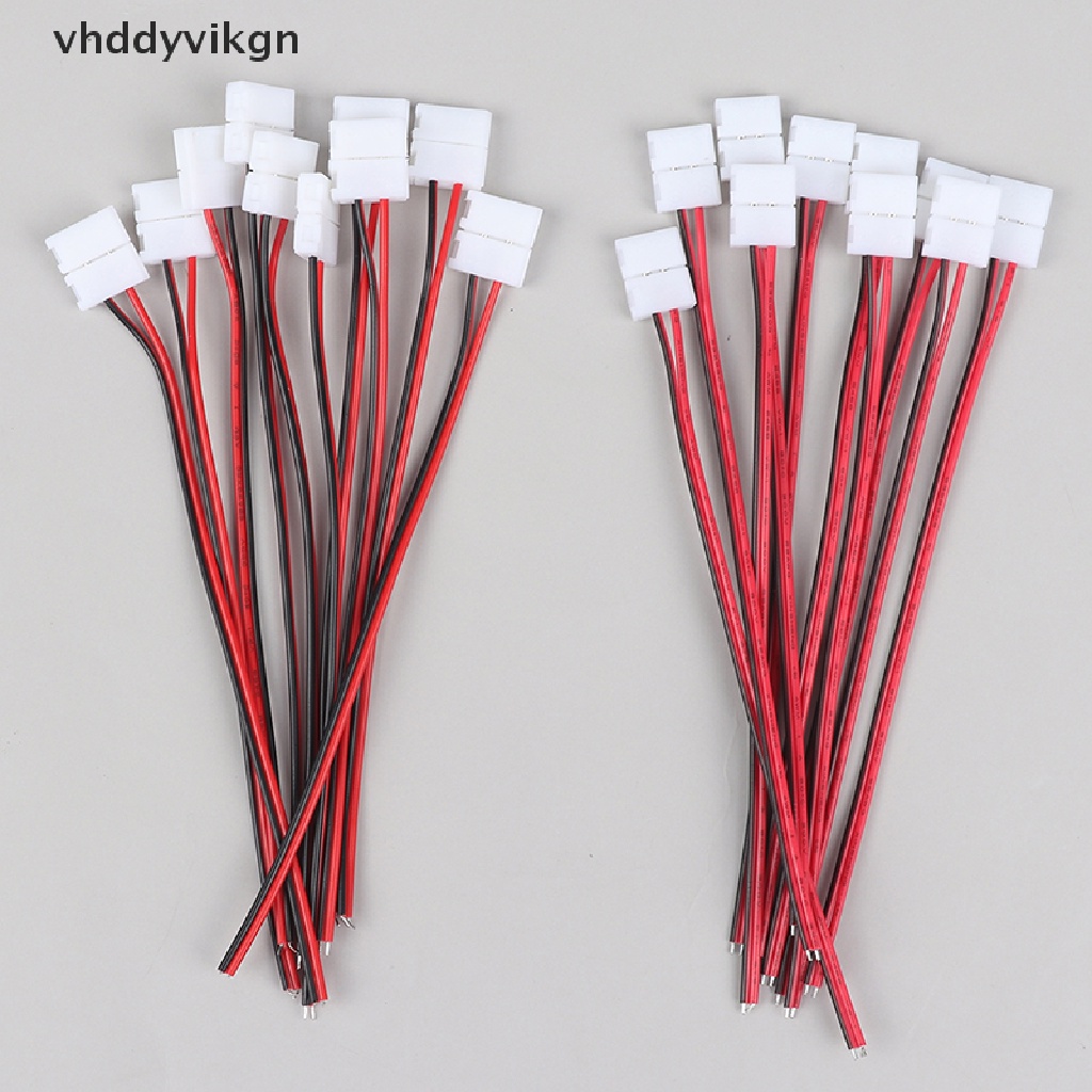 Set 10 Kẹp Nối Dây Đèn LED 2 Pin 8mm 10mm Chuyên Dụng