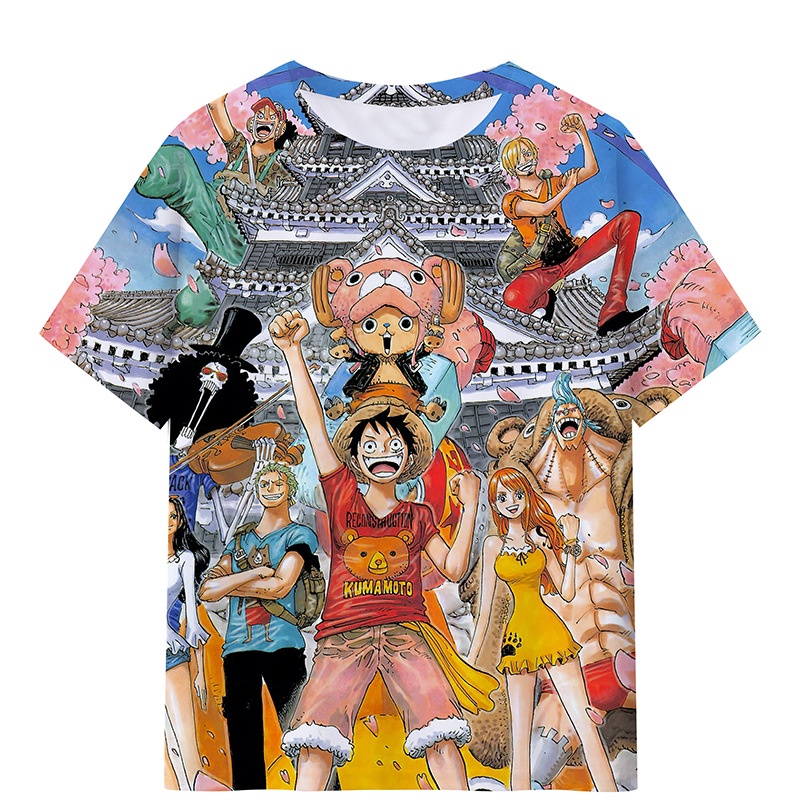 Áo Thun Tay Ngắn In Hình ONE PIECE 3D Cá Tính Cho Nữ