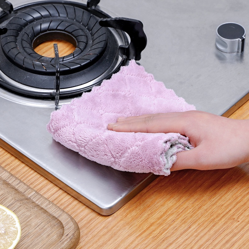 Combo 50 Khăn Lau Bếp Đa Năng 2 Mặt, Rửa Bát, Lau Bàn Thấm Hút Tốt - Gia dụng Nam Định