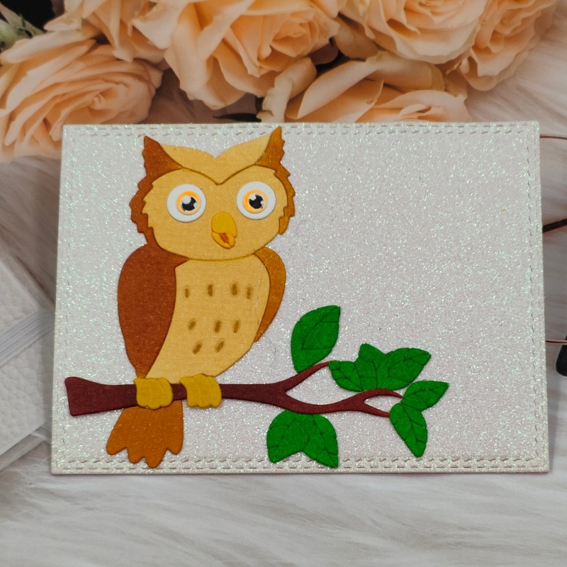 Khuôn Cắt Giấy Thép Carbon Trang Trí Hình Cú Mèo Xinh Xắn