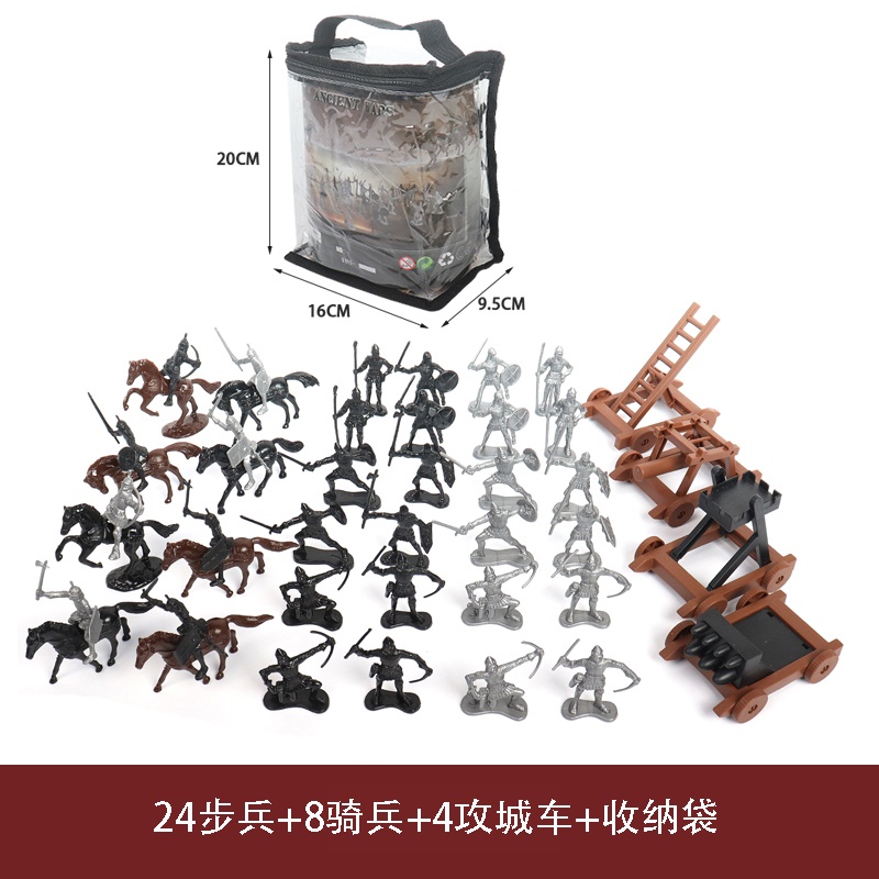 Bộ Đồ Chơi Lắp Ráp Mô Hình Quân Đội Bằng Nhựa Cho Bé Trai