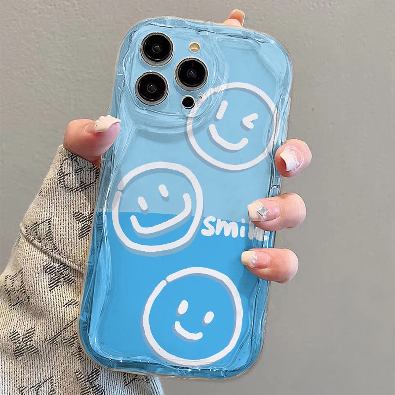 ✅Ốp Điện Thoại Dẻo Trong Suốt Họa Tiết Mặt Cười Màu Gradient Chống Sốc Cho iPhone14 / 13promax 12 / 11 7 / 8p xsxr JPH9