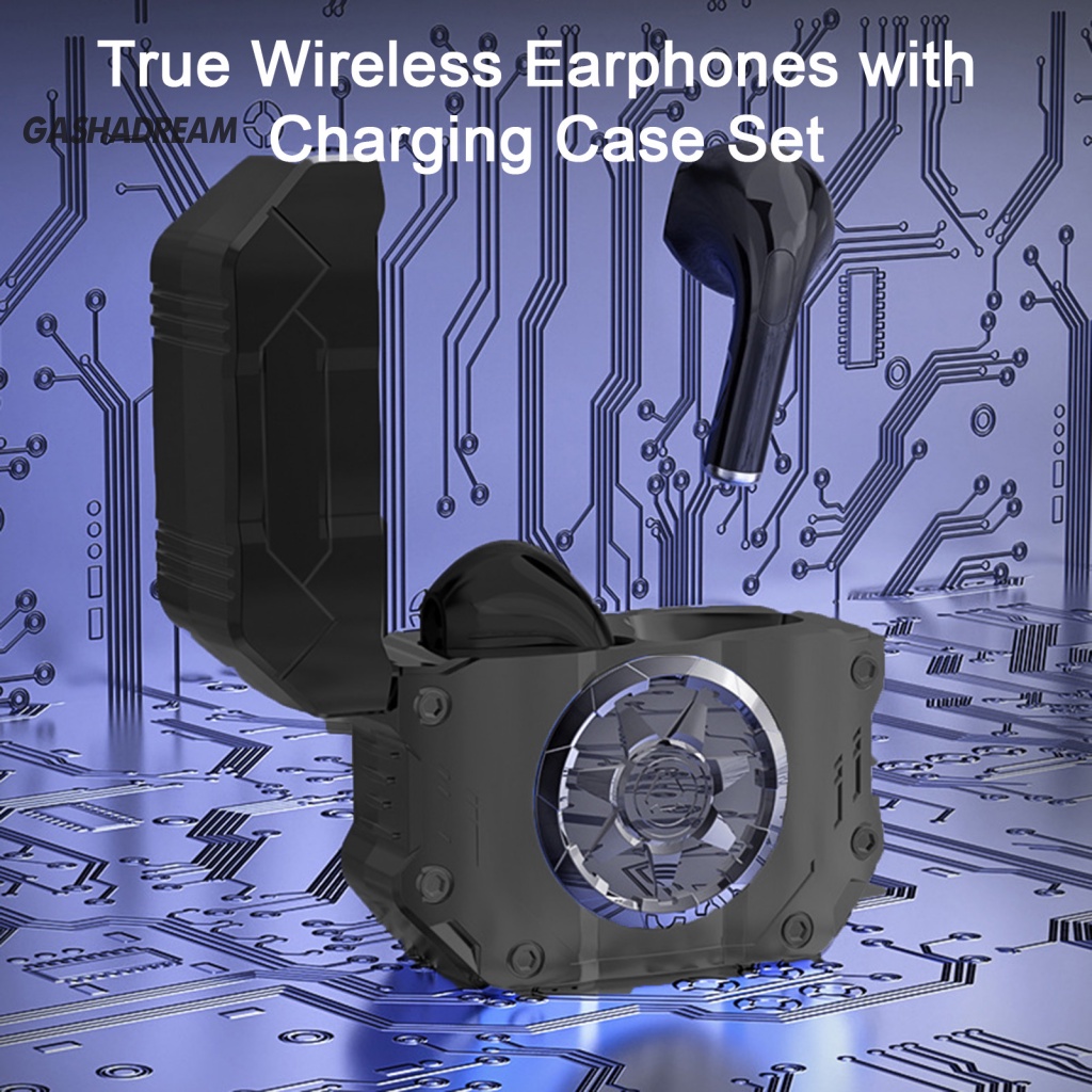 (gashadream) 1 Bộ Tai Nghe Thể Thao Nhỏ Gọn Điều Khiển Qua Bluetooth 5.3 Âm Thanh Thấp Mới Nhất