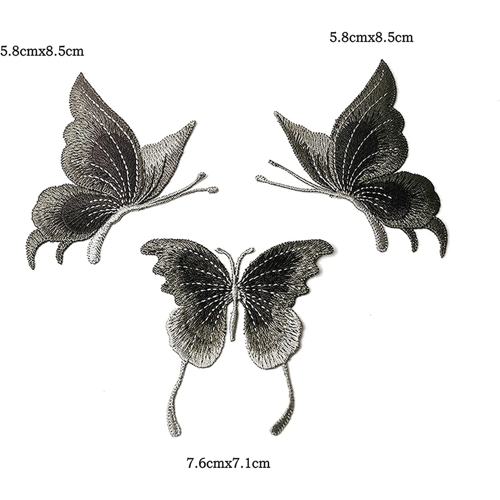 6 Miếng Vá, May Quần Áo Hình Bươm Bướm