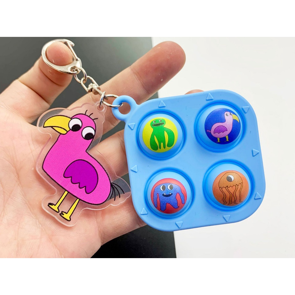 Móc Khóa Hình Chú Ngỗng / Vịt Nhồi Bông Đáng Yêu