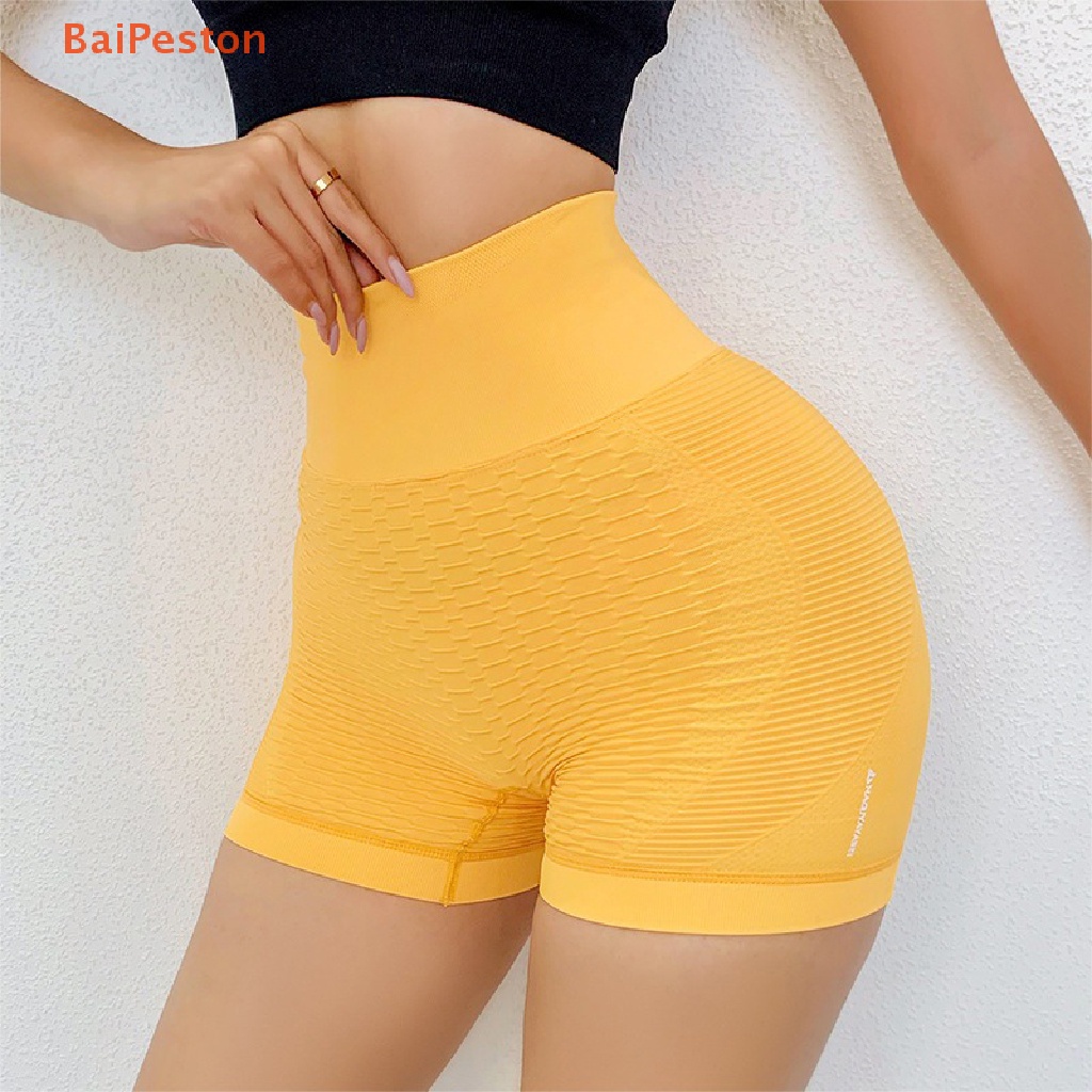 [BaiPeston] Quần ngắn đi xe đạp Lưng Cao Nâng Mông / Đạp Xe / Tập Gym / Yoga Dành Cho Nữ