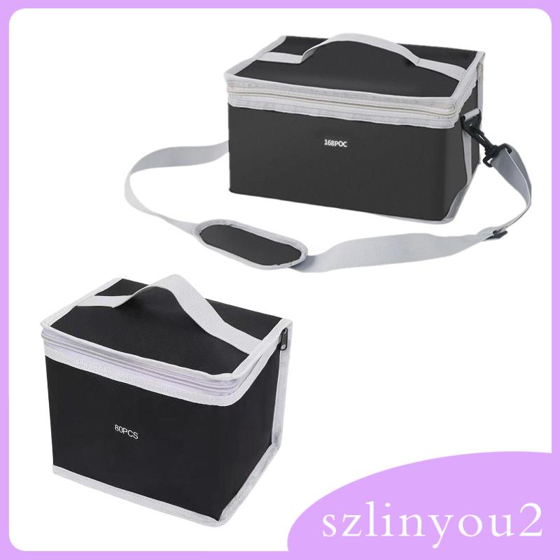 Túi Đựng Bút Đánh Dấu Bằng Vải Bạt Có Dây Kéo Cho Người Lớn