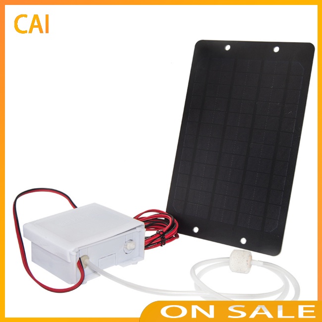 Máy Bơm Oxy Siêu Êm Sử Dụng Năng Lượng Mặt Trời Có Thể Sạc Lại Dành Cho Bể Cá