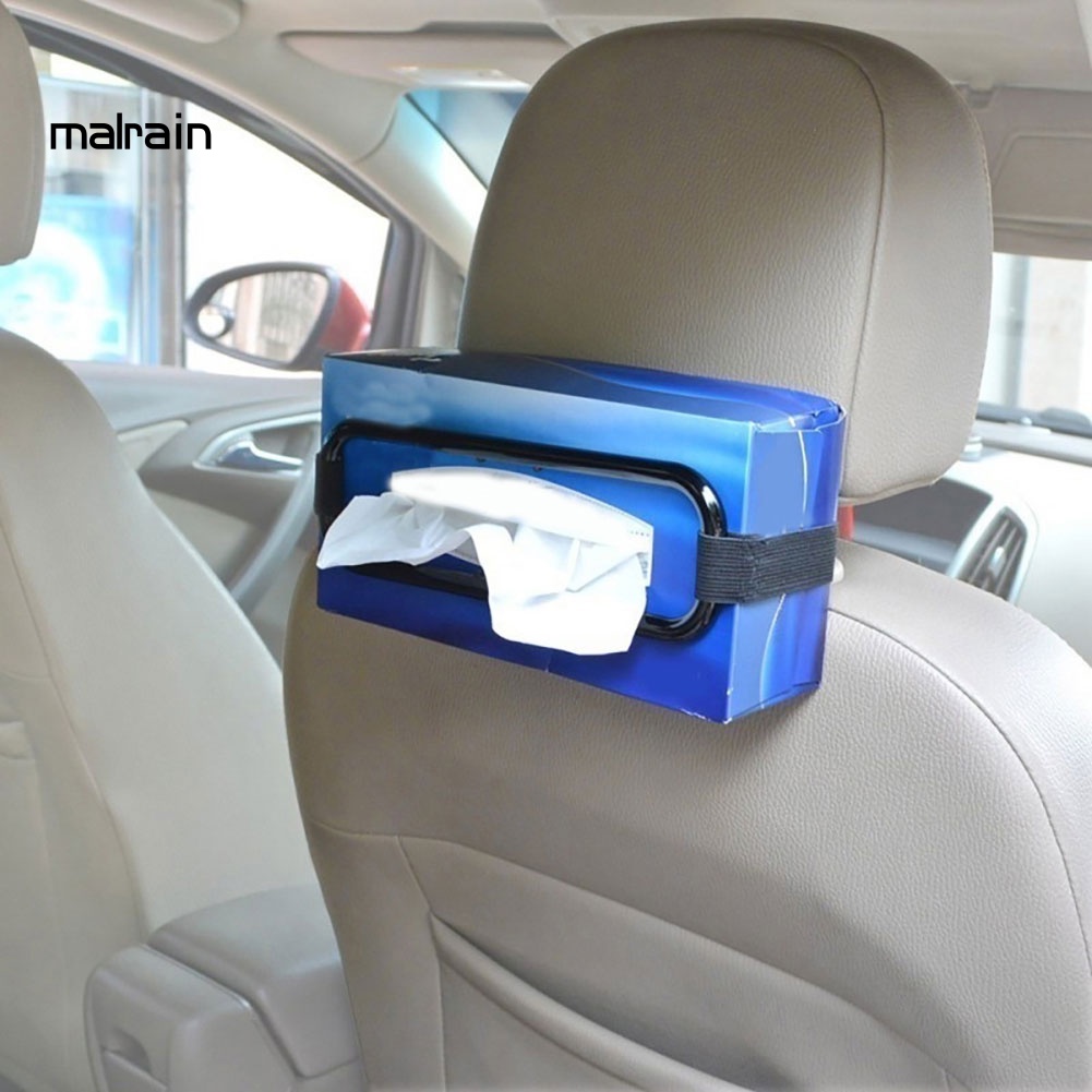 Hộp Đựng Khăn Giấy Gắn Tấm Che Nắng Ghế Ngồi Xe Hơi Tiện Dụng