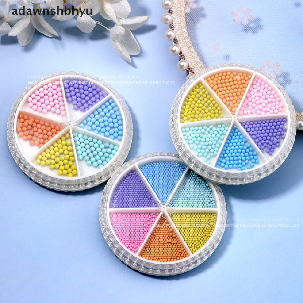 Hạt Cườm 3D Mini Nhiều Màu Sắc Dùng Trang Trí Móng Tay Nghệ Thuật DIY