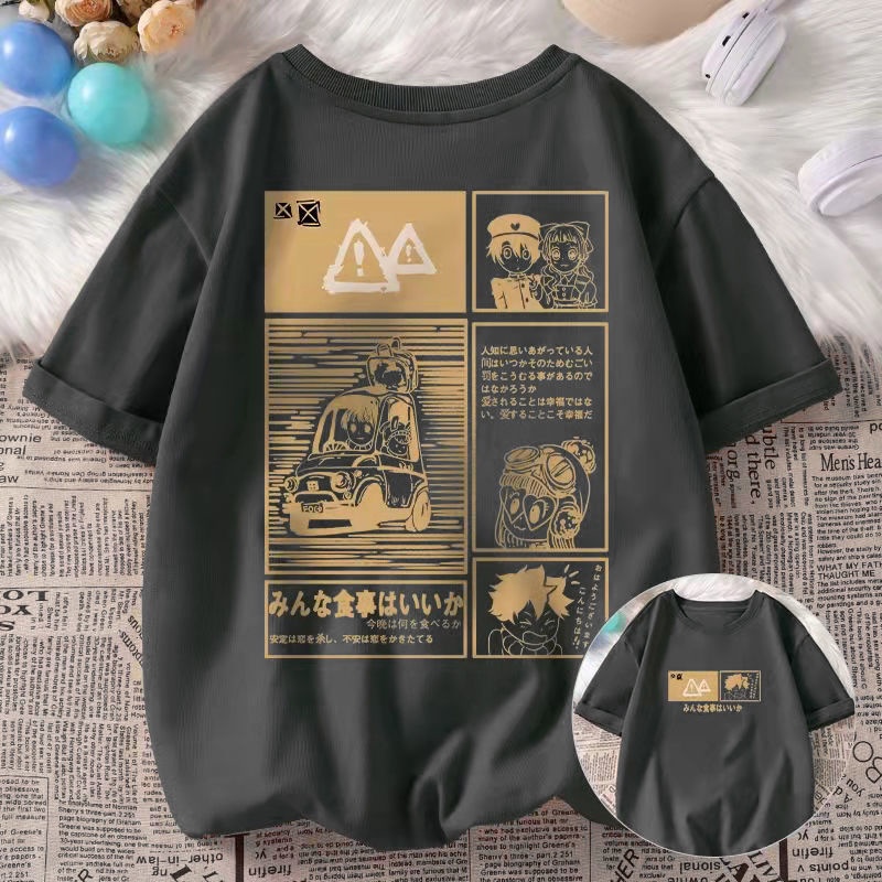 Áo Thun Cotton Tay Ngắn Dáng Rộng In Họa Tiết Thời Trang Mùa Hè 2023 Mới Cho Nam