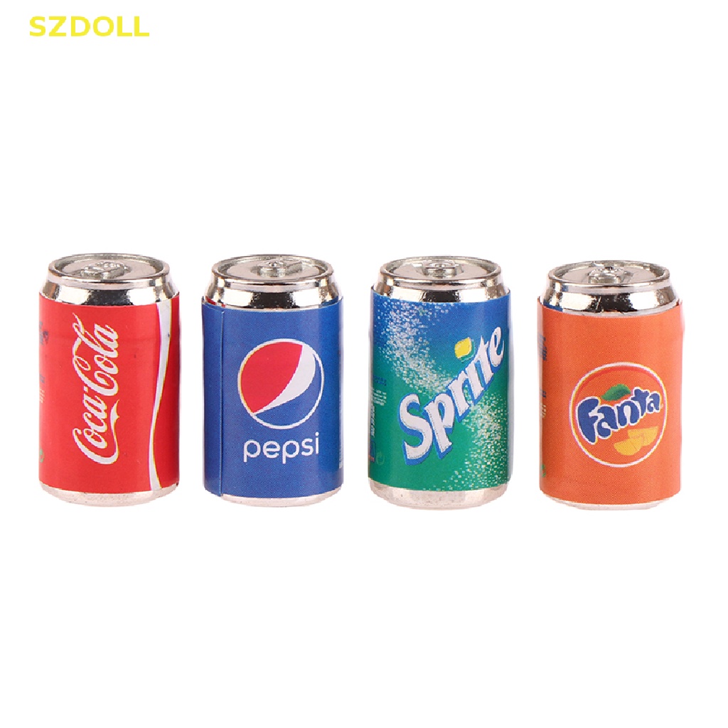 Set 4 Mô Hình Chai Nước Mini Trang Trí Nhà Búp Bê DIY