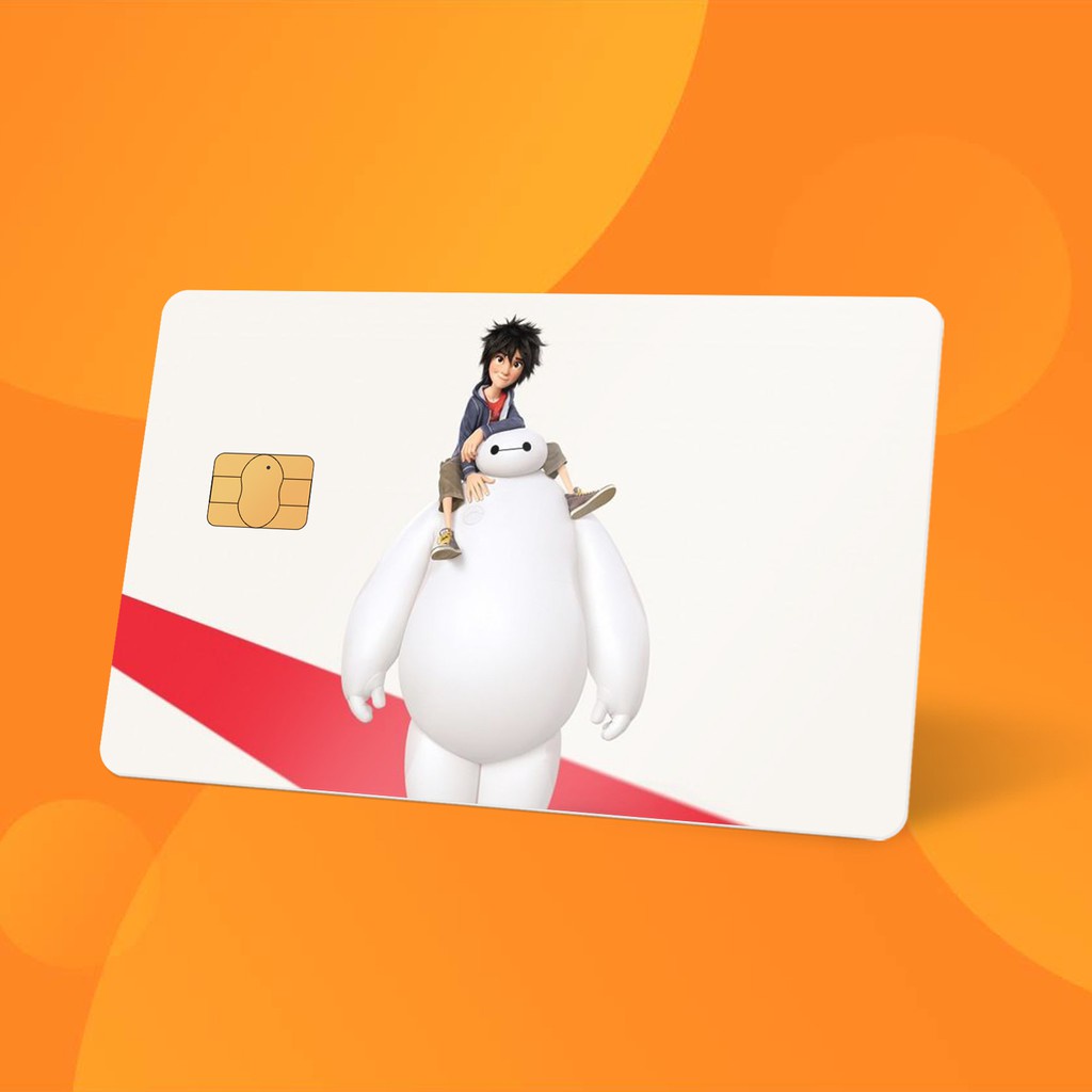 Miếng Dán Thẻ Card Baymax | SKIN ATM, Thẻ Chung Cư Trang Trí - Chất Liệu Decal Vinyl Chống Nước
