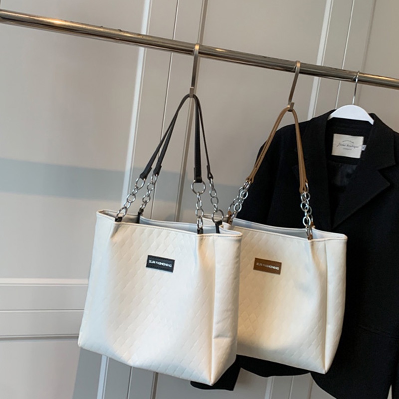 Túi Xách Da Mềm Đính Kim Cương Sức Chứa Lớn Đa Năng Cho Nữ