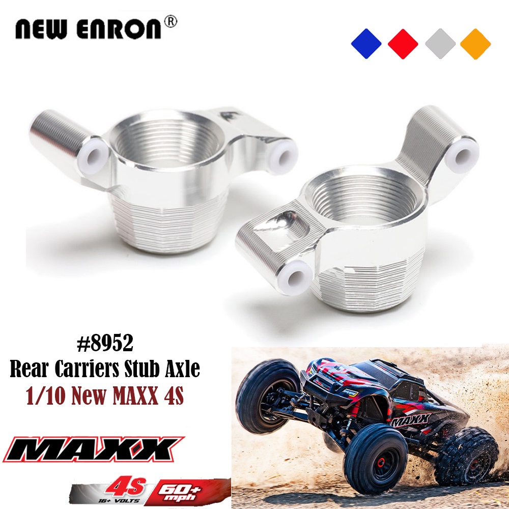 Xe đẩy sau Cầu thang 8952 C Hub Hợp kim nhôm 2 cái cho Bộ phận ô tô RC 1/10 Xe tải Traxxas Monster New Maxx 4S 89076-4 89086-4