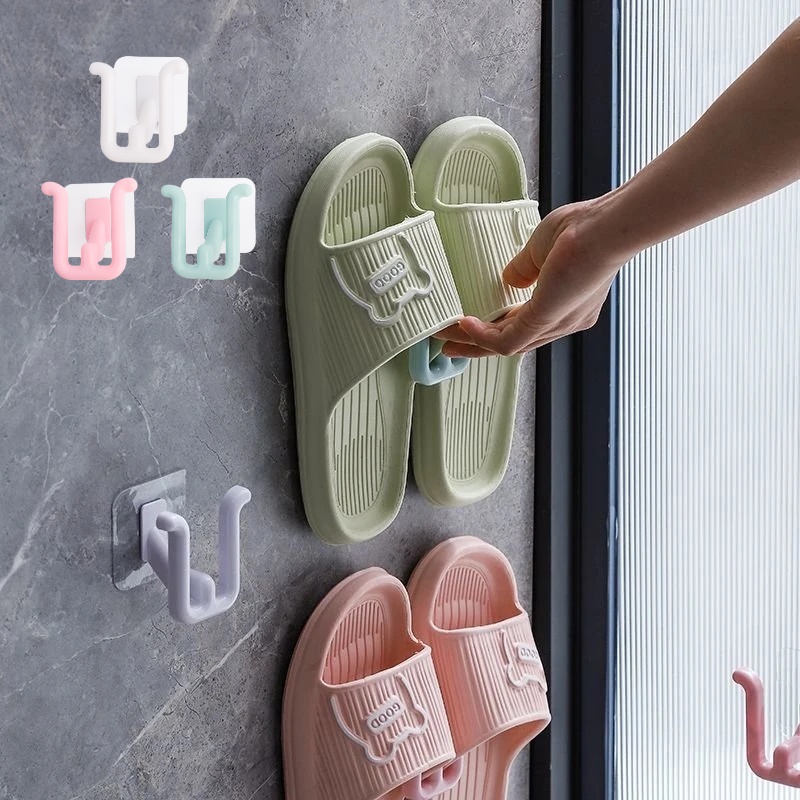 Giá Đỡ Treo Chìa Khóa / Khăn Cổ / Dép Tiết Kiệm Không Gian Tiện Dụng