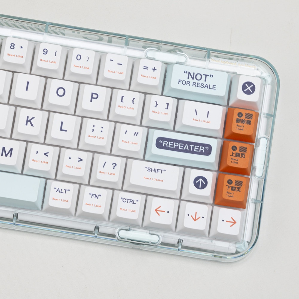 136 Phím Plastic Keycaps Cherry Profile Phong Cách Retro PBT Nhuộm Phụ Bàn Phím Cơ Keycap