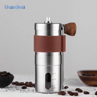 Máy xay cà phê thủ công shamjina bằng thép không gỉ 304 pha cà phê Espresso có thể điều chỉnh tiện dụng