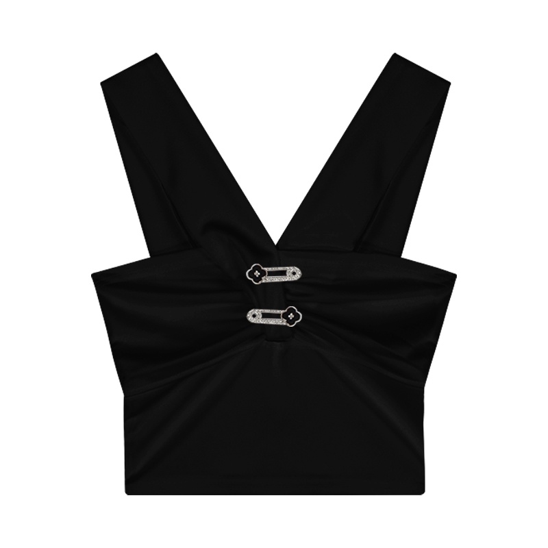 NRVP Áo Tank Top Màu Sắc Đơn Giản Thoải Mái Quyến Rũ Cho Nữ