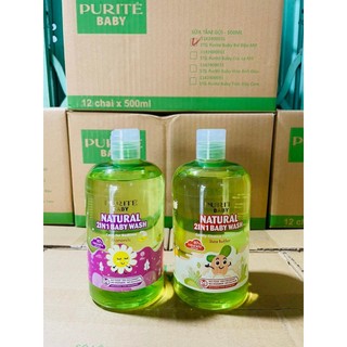 Sữa tắm gội purité baby 500ml