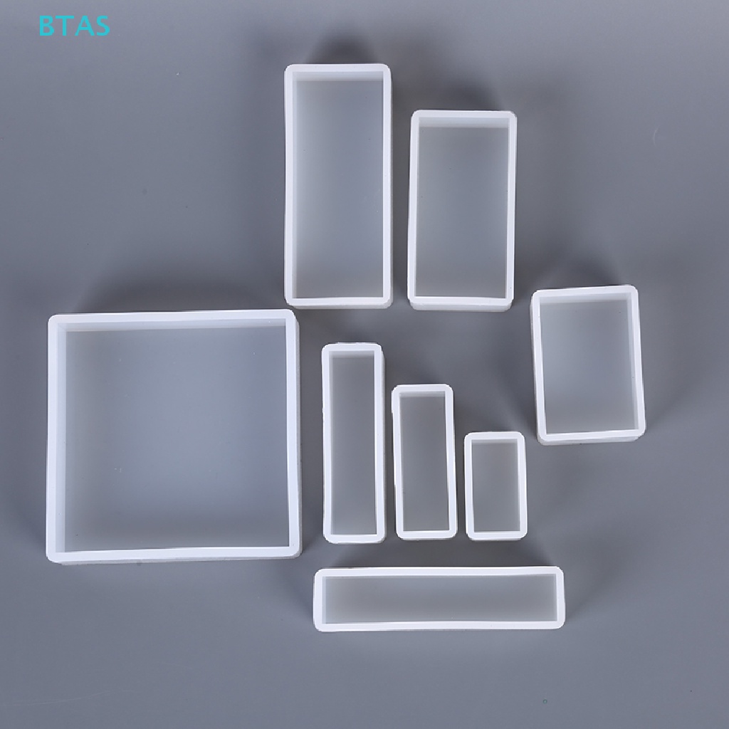 Khuôn Silicone Hình Vuông / Chữ Nhật Làm Trang Sức Thủ Công