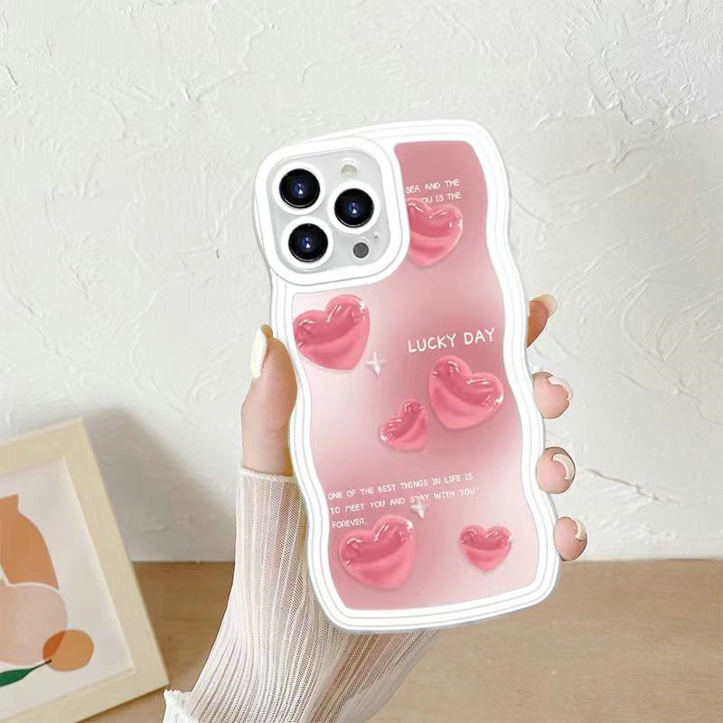 DBW| Ốp lưng Realme 3 5 5i 5S 6i 6 7 8 9 Pro Plus 10 C1 C2 C3 C11 C12 C15 C20 C21 C21Y C25Y C25 C25S C30S C31 C33 C35 C53 C55 Narzo 20 30A 50i 50A Prime Soft Couple Pink Transparent Gradient Love Handphone Case
