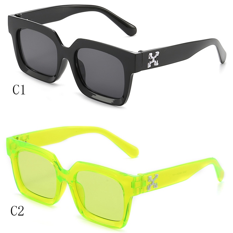 Kính Mát Gọng Vuông Màu Đen Phong Cách Hip Hop Punk Thời Trang Cho Nam Và Nữ X