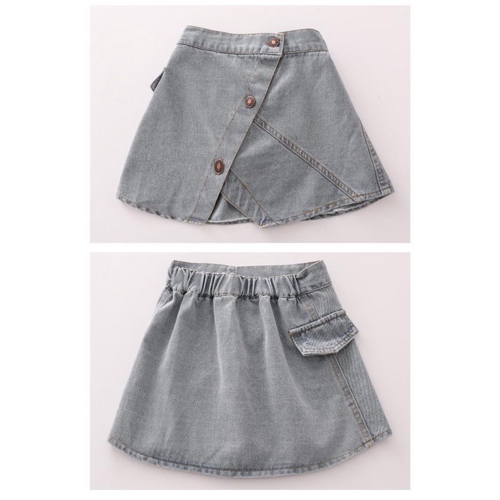 Set Áo Thun Và Chân Váy Thời Trang Hàn Quốc Cho Bé Gái