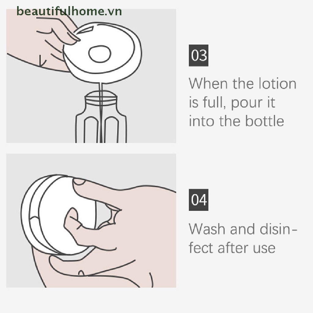 Bộ 1 / 2 Cốc Silicone Sưu Tập Sữa Mẹ Chống Rò Rỉ Tiện Dụng