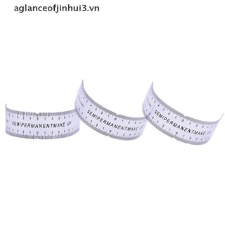 ~AFHVN~ Reusable Makeup Brow Measure Eyebrow Guide Ruler Permanent Tools  .