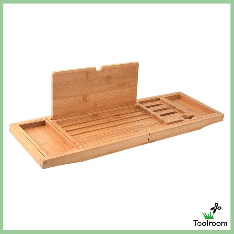 Khay Gỗ Tự Nhiên Đựng Xà Phòng / Điện Thoại 23.62 '' - 34.25 ''