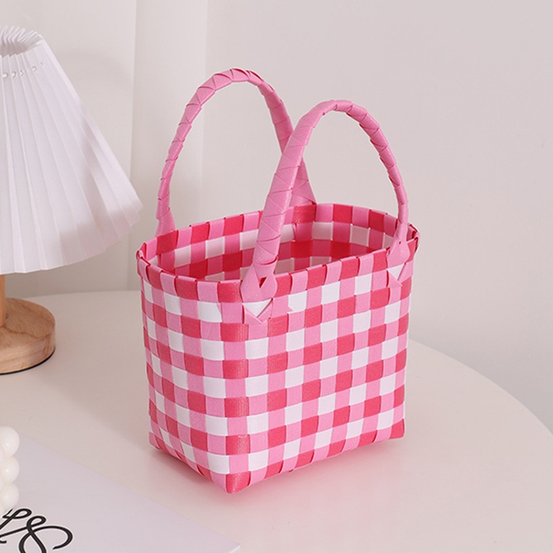 Túi tote Hình Vuông Nhỏ Màu gradient Dễ Thương Đa Ứng Dụng Cho Nữ