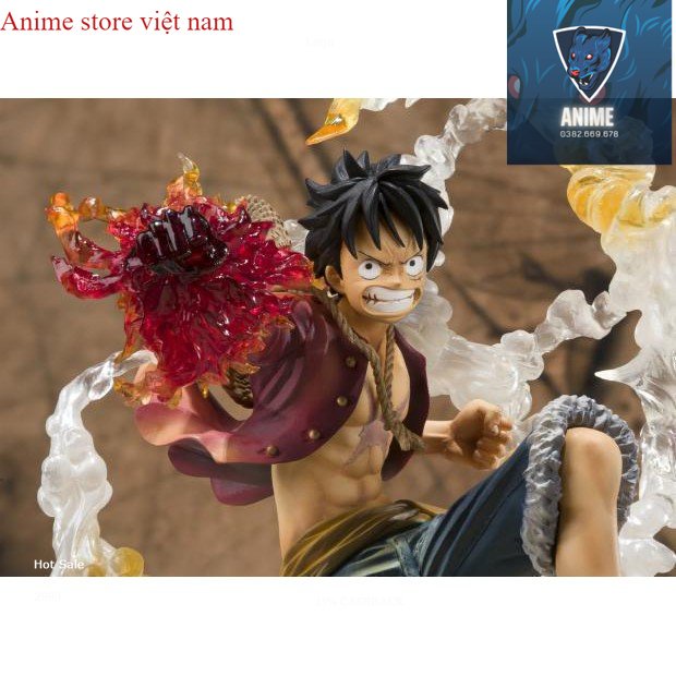 Mô hình Luffy F.zero mũ rơm battle ver. One Piece gear 2 haki Cao 18cm - Mô Hình Figure Monkey D.Luffy