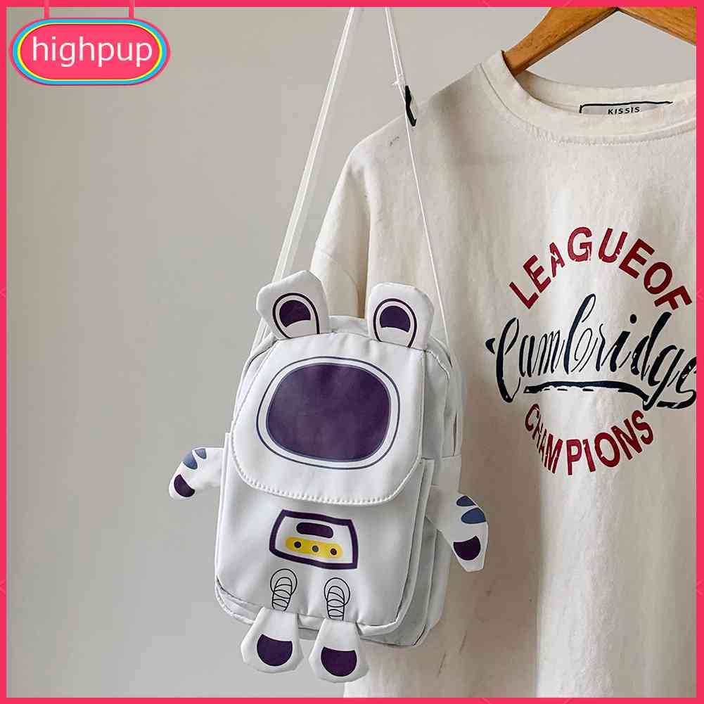 Túi Đeo Chéo Vai Bằng Nylon Họa Tiết Phi Hành Gia Hoạt Hình Thời Trang Dễ Thương Dành Cho