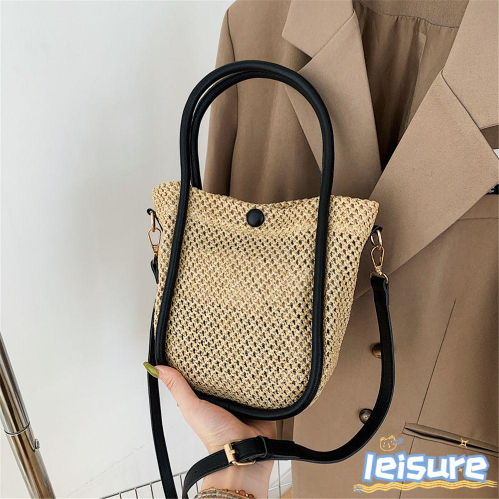 Túi Xách Đan Lát Thời Trang Hè Xinh Xắn Cho Nữ