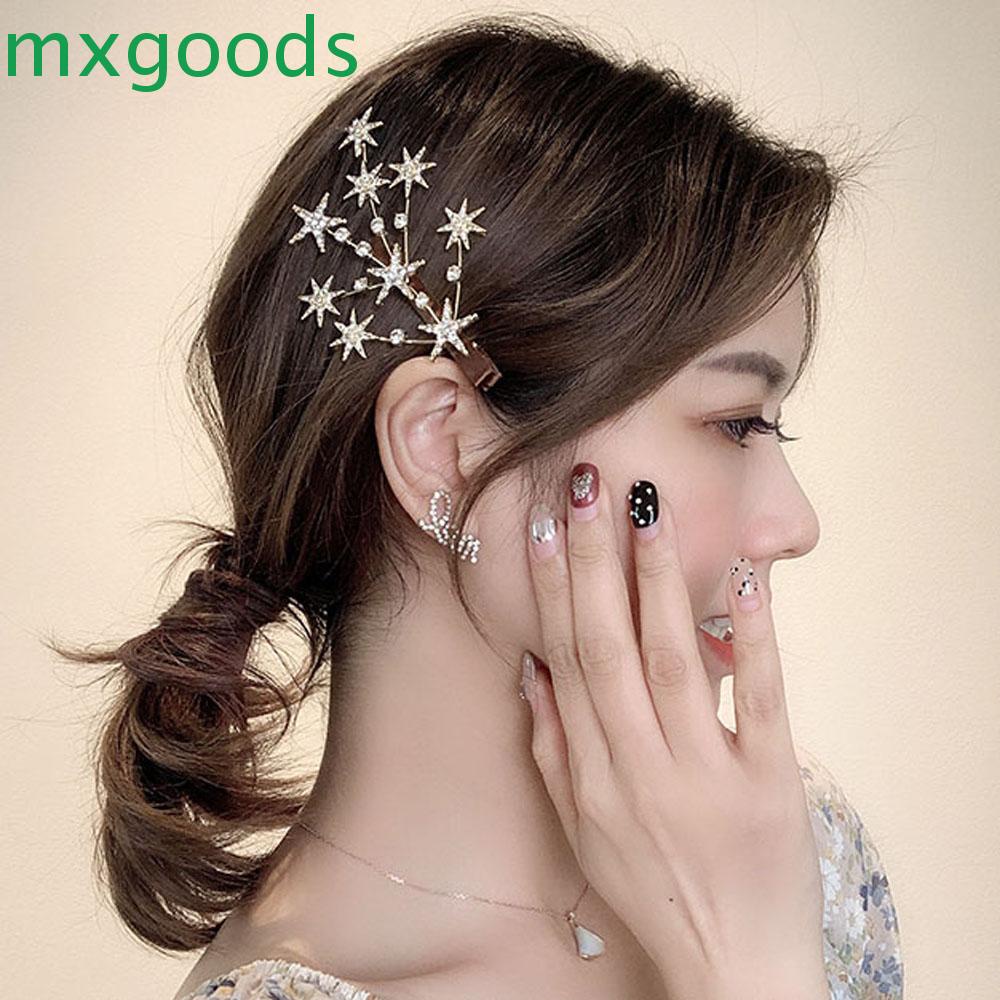 Kẹp tóc đính đá lấp lánh nhiều màu thời trang cho nữ