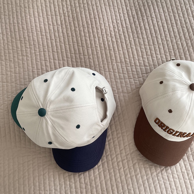 Mũ Lưỡi Trai Màu Sắc Retro Phù Hợp Cho Học Sinh