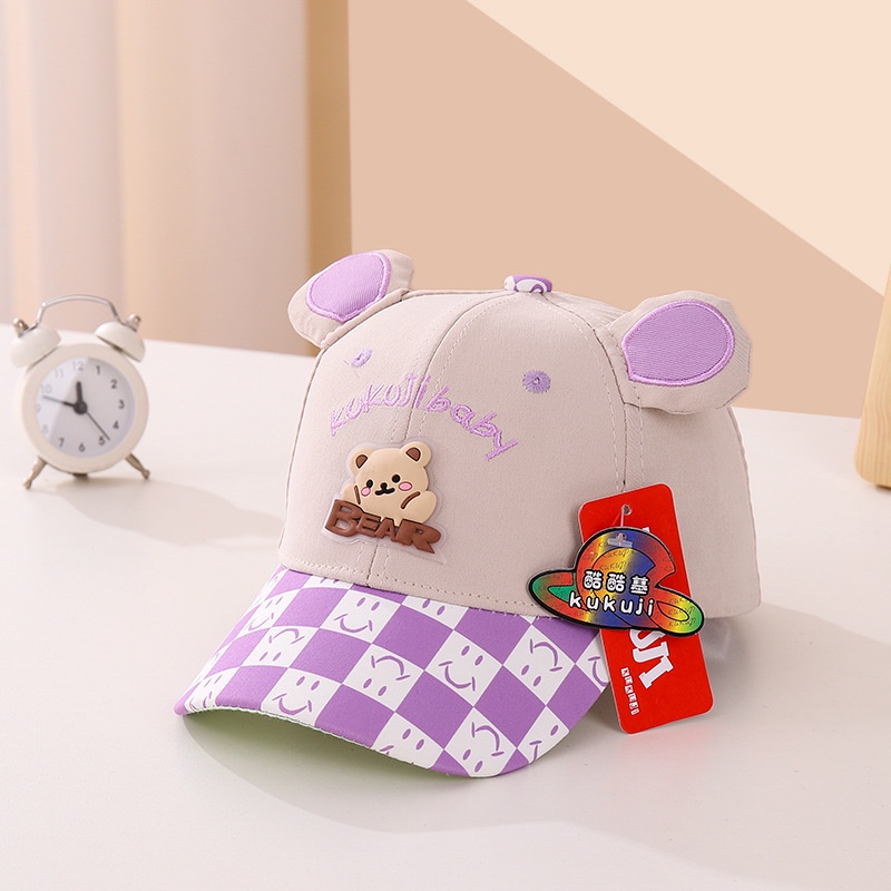 Mũ Lưỡi Trai Cotton In Chữ Đáng Yêu Cho Bé 2-7 Tuổi