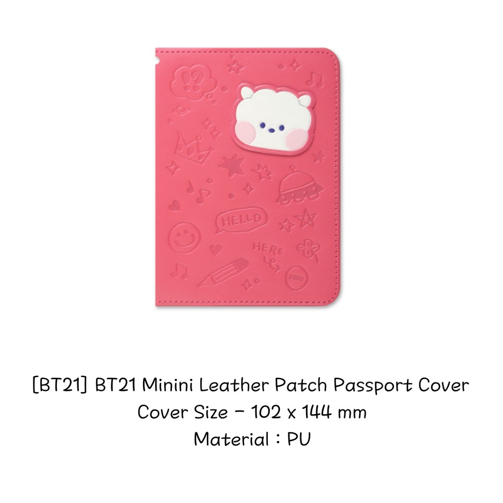 Bao Da Hộ Chiếu BT21 minini Có 7 Màu