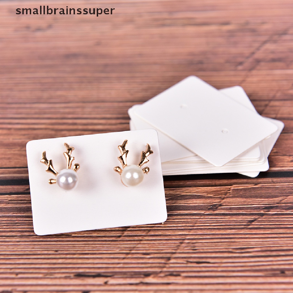 Set 100 Tấm Thẻ Giấy Kraft Trưng Bày Bông Tai Trang Sức