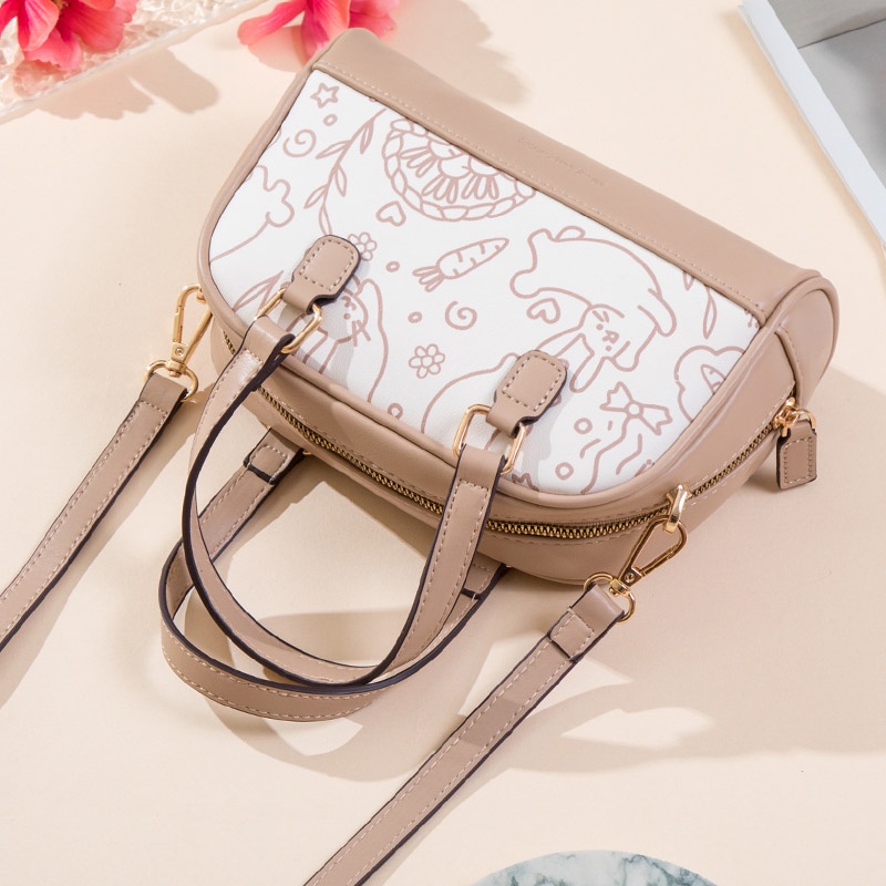 Túi Đeo Chéo Họa Tiết Hoạt Hình Dễ Thương Thời Trang Cho Nữ