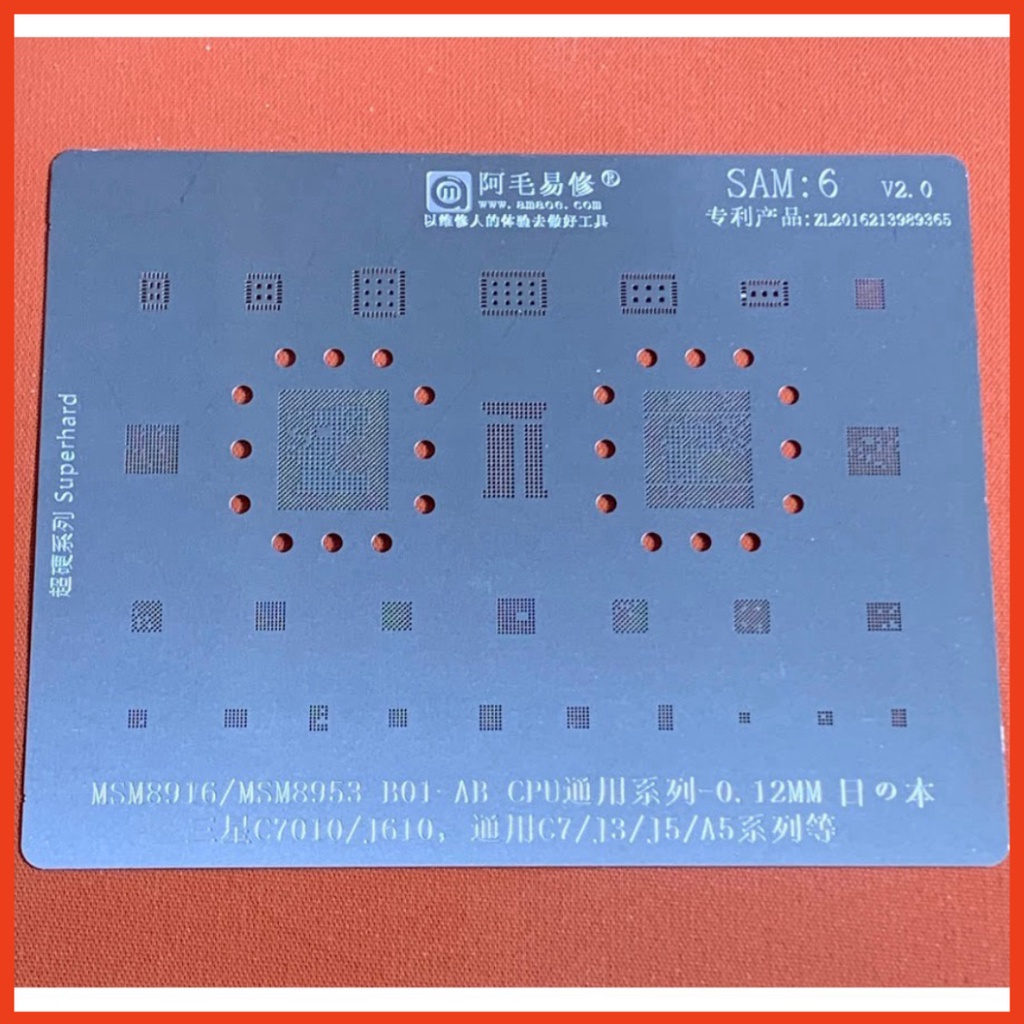 Vỉ làm chân Samsung Sam1 đến Sam17