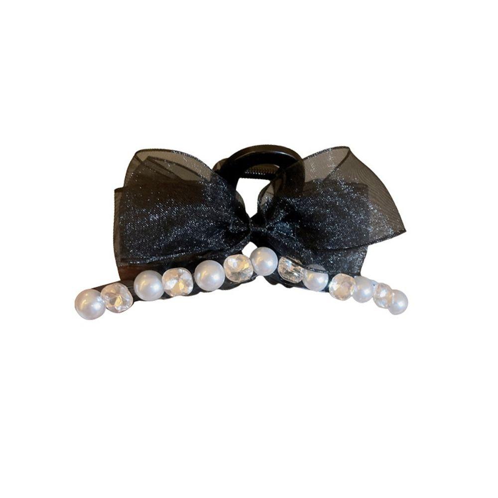 Kẹp Tóc Hình Nơ Phối Lưới Phong Cách Hàn Quốc Thời Trang Cho Nữ|Kẹp Tóc Nữ Kiểu Dáng Thời Trang Xinh Xắn