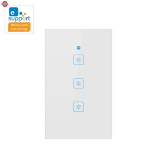 Công Tắc Thông Minh Wifi Hoa Kỳ Ứng Dụng Ewelink Mẫu 90-250V 120 Với Chức Năng Rf Điều Khiển Bằng Giọng Nói Hoạt Động Với Alexa Google Home [Cam Kết]
