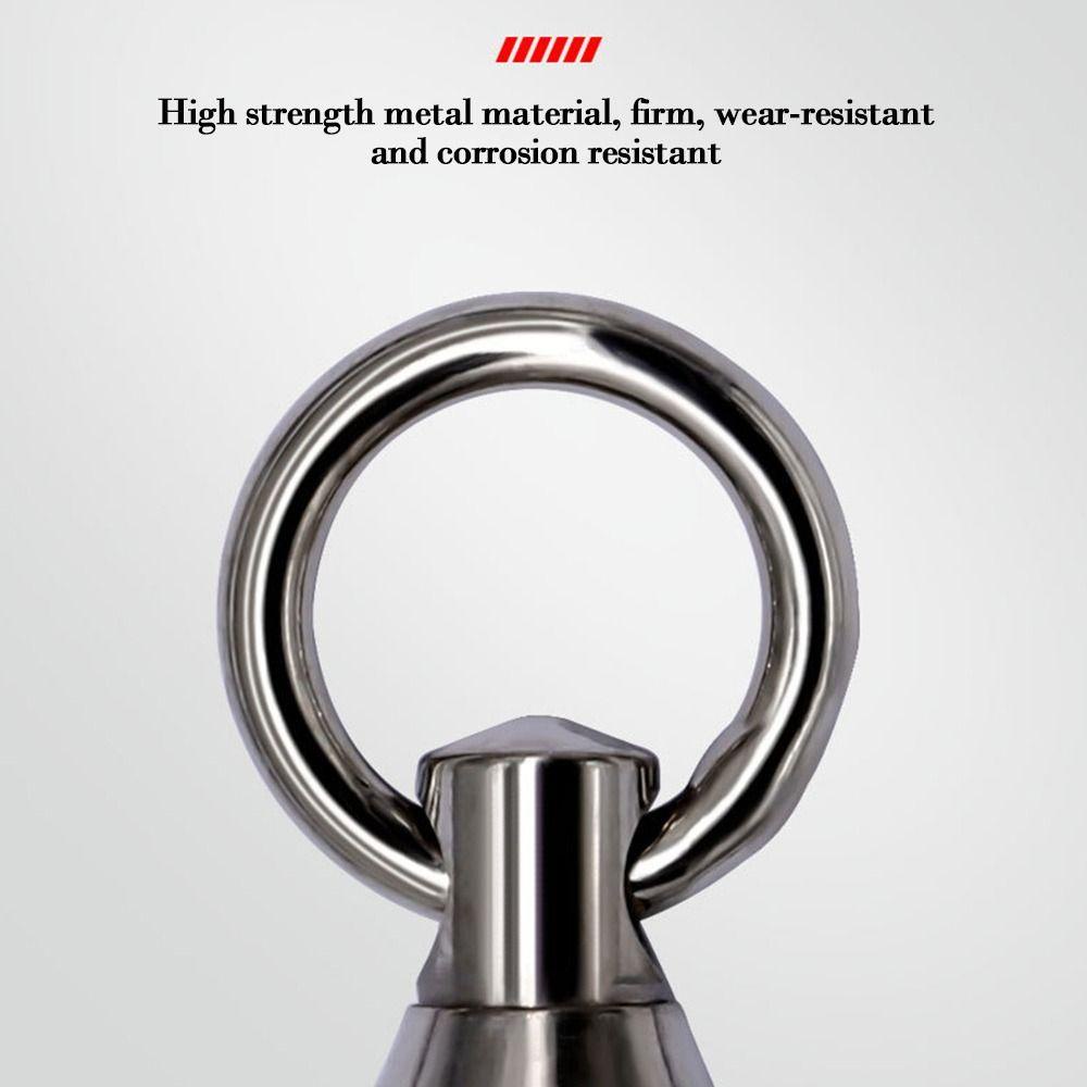 MUVAKO Bộ 10 Móc Nối Dây Câu Cá Siêu Bền Kích Thước 1# Từ 8 Đến 88 Tuổi# Quả Bóng Bằng Thép Không Gỉ Chịu Tải Nặng Chất Lượng Cao